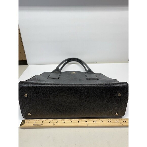 Kate Spade New York Southport Avenue Lydia SLOAN Black Leather Satchel BAG - Picture 8 of 13
